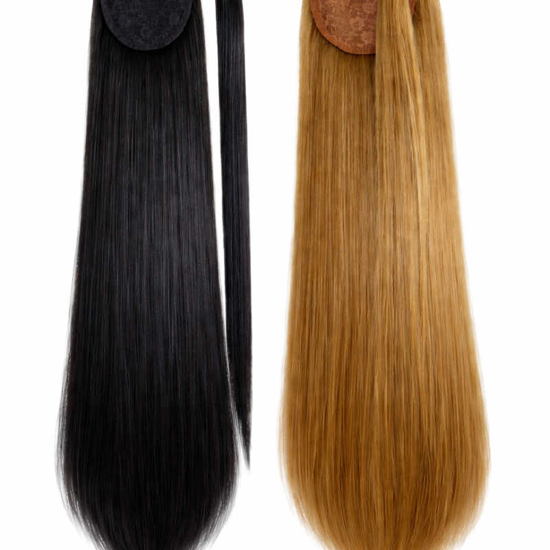 COLETA DE CABELLO NATURAL 60CM 100GRAMOS